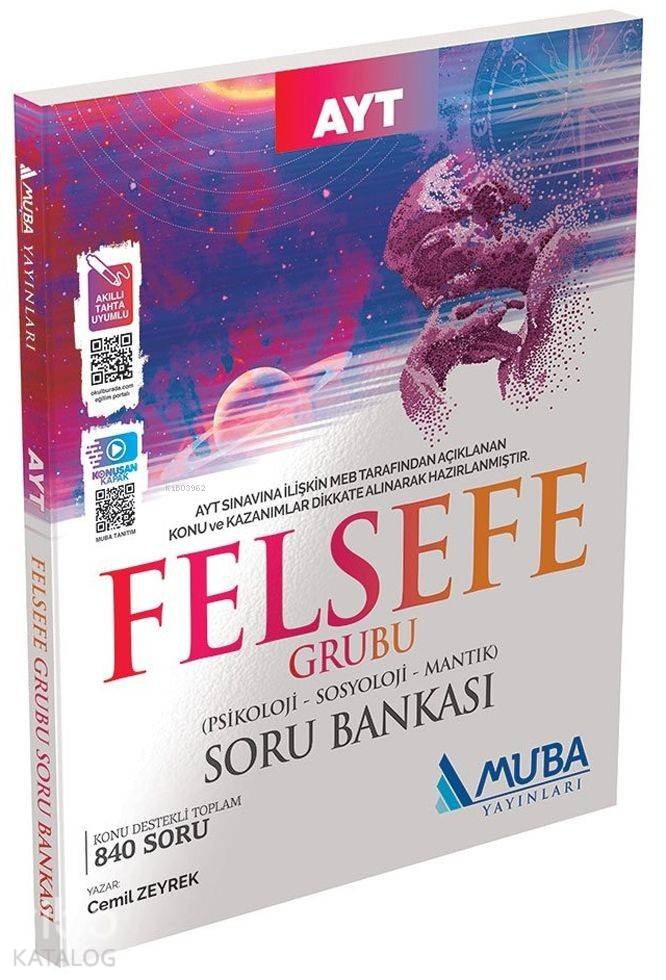 Muba Yayınları AYT Felsefe Grubu Soru Bankası Muba 