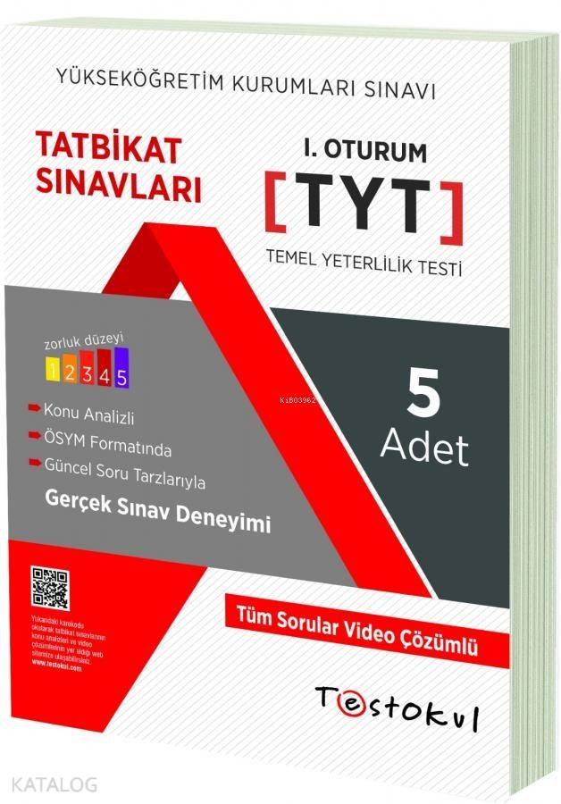Test Okul Yayınları TYT 5 li Paket Deneme Sınavı Test Okul 