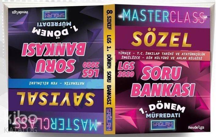 Molekül Yayınları 8. Sınıf 1. Dönem LGS Tüm Dersler Masterclass Soru Bankası Molekül 