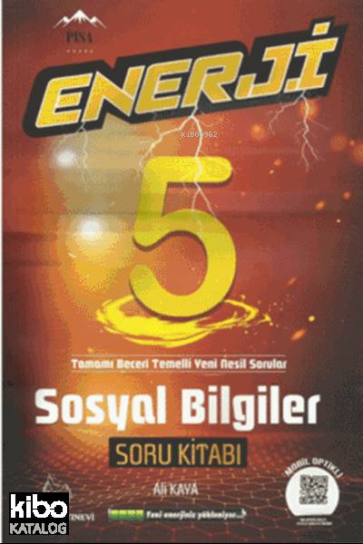  5Sınıf Enerji Sosyal Bilgiler Soru Kitabı | Ali Kaya | Palme Yayınevi | 9786052825655 | 