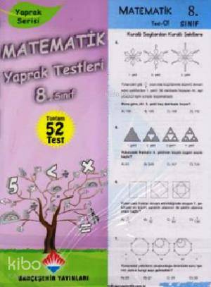 8. Sınıf Matematik Yaprak Testleri; Yaprak serisi 52 Test