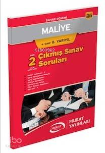 4. Sınıf 8. Yarıyıl Maliye Çıkmış Sınav Soruları