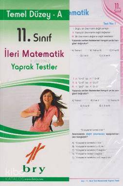 11. Sınıf İleri Matematik Yaprak Testler Temel Düzey A