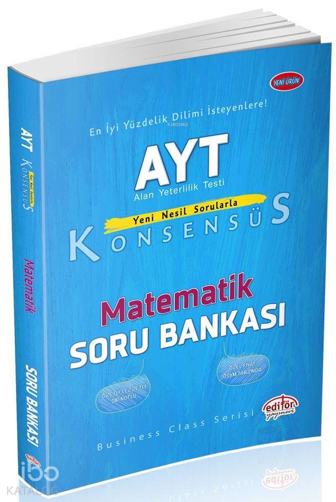 Editör Yayınları AYT Matematik Konsensüs Soru Bankası Editör 