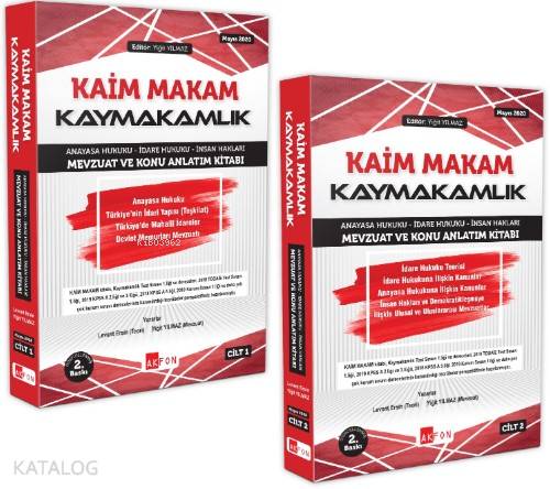 Kaim Makam Sınav Mevzuat ve Konu Çalışma Kitabı