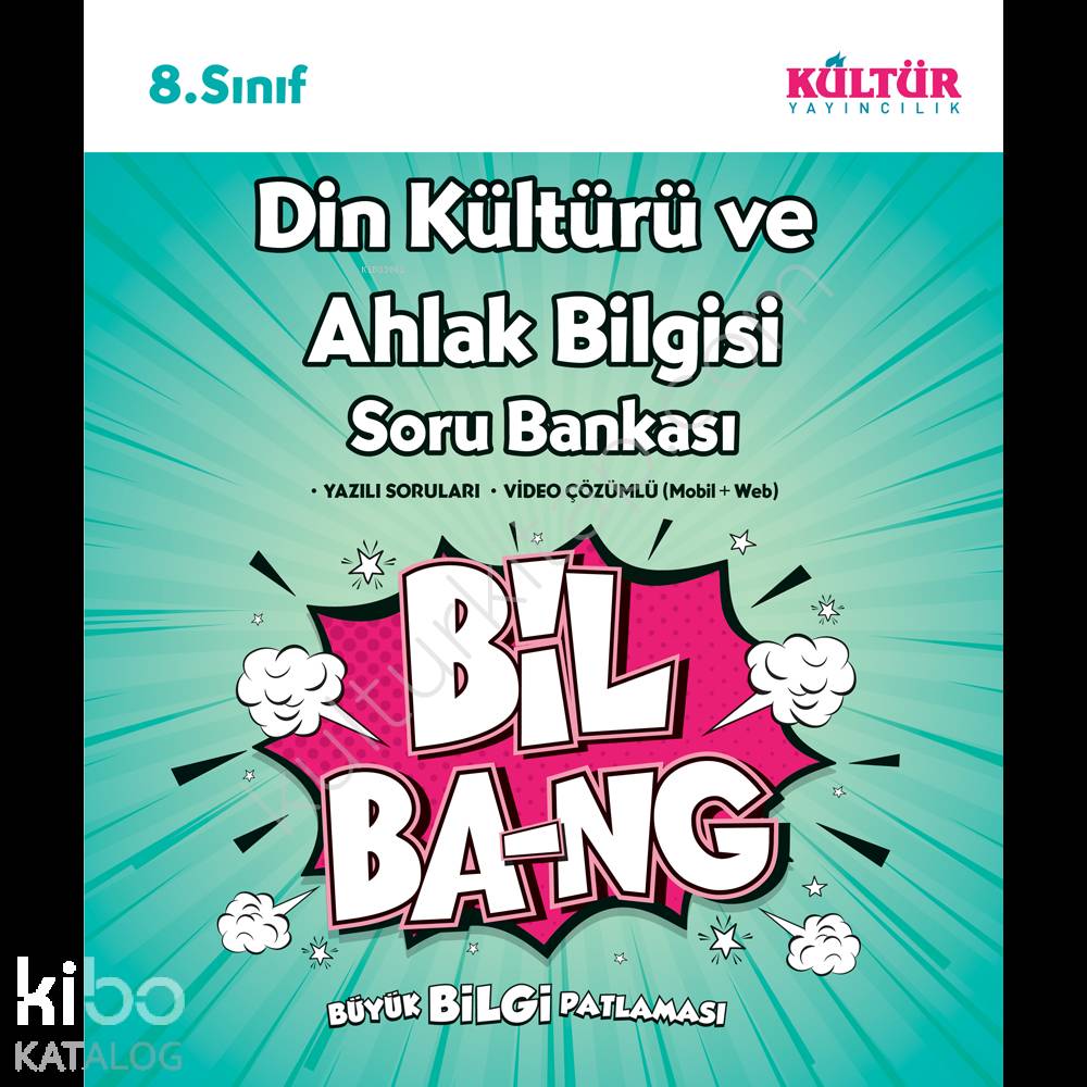 Kültür Yayınları 8. Sınıf LGS Bil Bang Din Kültürü ve Ahlak Bilgisi Soru Bankası Kültür 