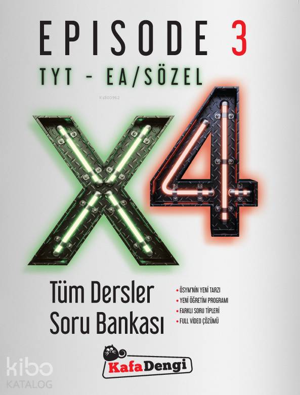 Kafa Dengi Yayınları TYT Tüm Dersler Eşit Ağırlık Sözel Episode 3. Kitap Soru Bankası Kafa Dengi 