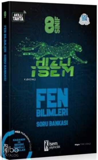 İsem 2021 8.Sınıf Hızlı İsem Fen Bilimleri Soru Bankası