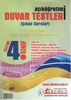 Açıköğretim 4. Sınıf| Duvar Testleri Seti İşletme