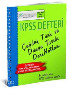 KPSS Defteri; Çağdaş Türk ve Dünya Tarihi Ders Notları