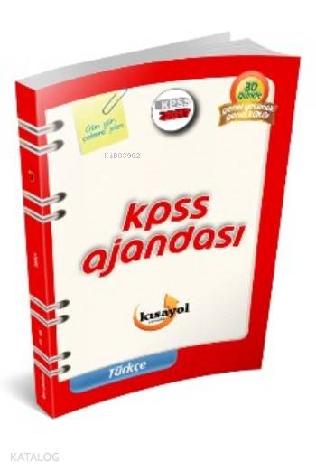 2017 KPSS Ajandası Genel Yetenek Genel Kültür Türkçe