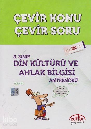 8. Sınıf Din Kültürü ve Ahlak Bilgisi Antrenörü; Çevir Konu - Çevir Soru