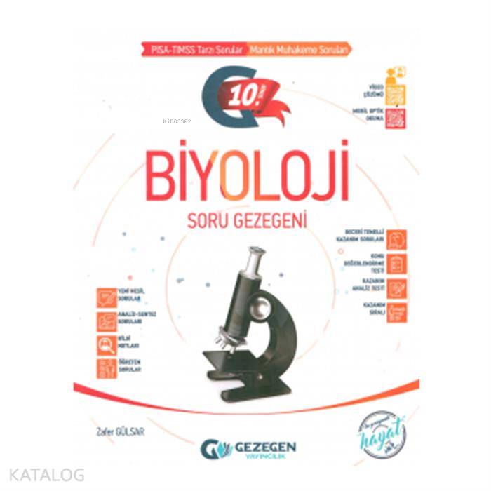 Gezegen Yayınları 10. Sınıf Biyoloji Soru Gezegeni Gezegen 