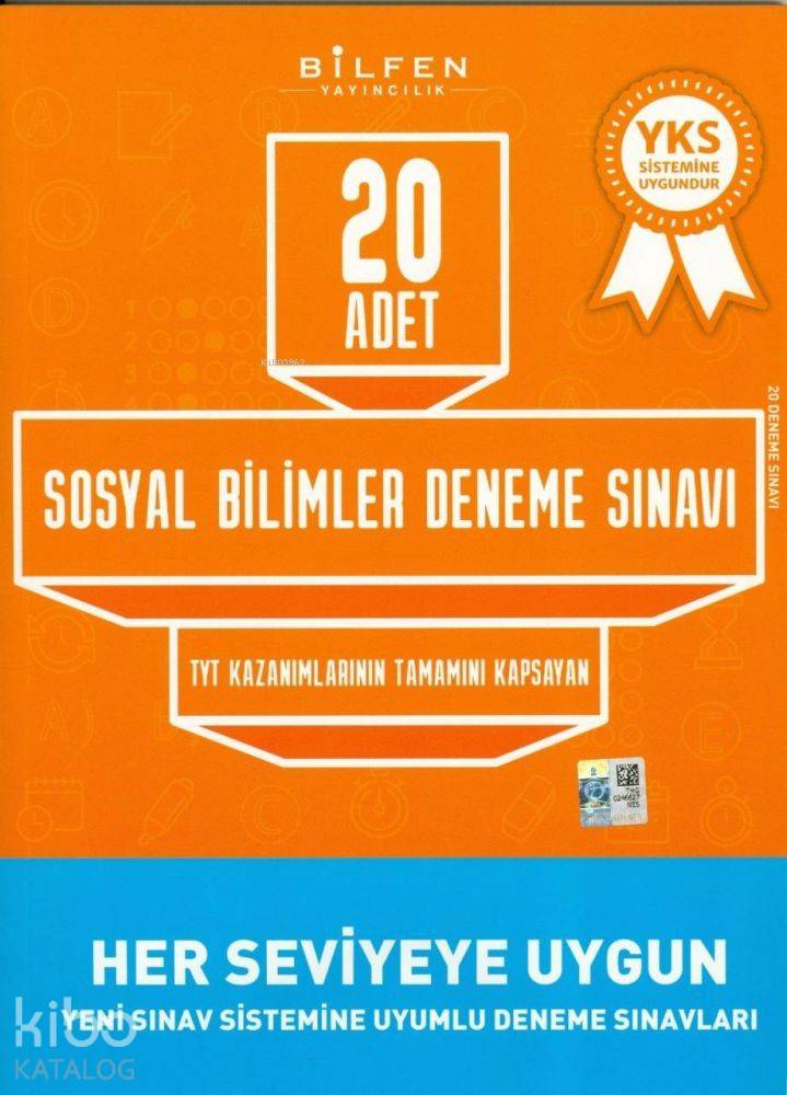 Bilfen Yayınları TYT Sosyal Bilimler 20 li Deneme Sınavı