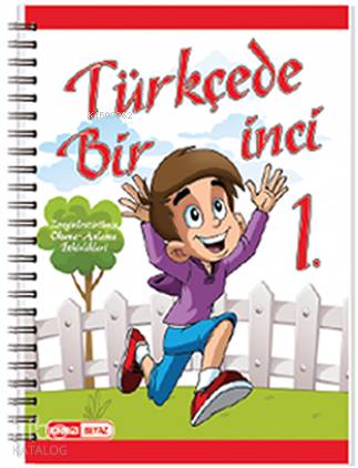 Kırmızı Beyaz Yayınları 1. Sınıf Türkçede Bir İnci Kırmızı Beyaz 