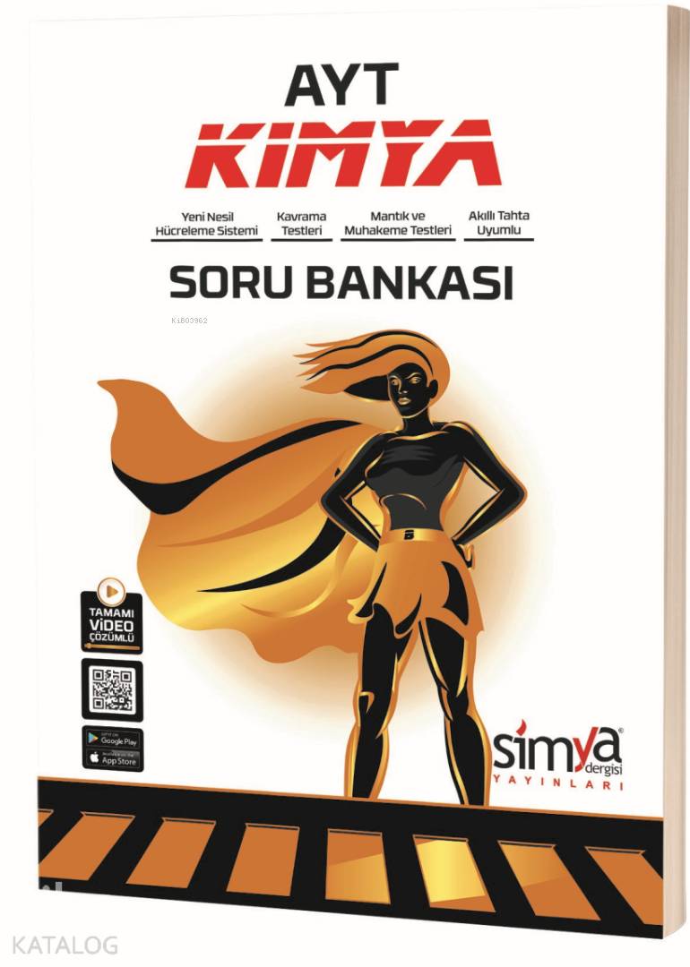Simya Dergisi Yayınları AYT Kimya Tamamı Video Çözümlü Soru Bankası Simya Dergisi 