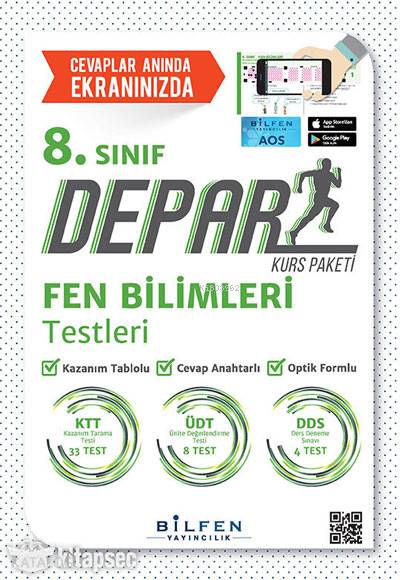 8.Sınıf Fen Bilimleri Depar Kurs Paketi Tek Öğrencilik 