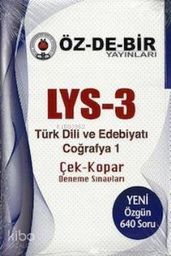 LYS 3 - Türk Dili ve Edebiyatı - Coğrafya 1 Çek Kopar Deneme Sınavları