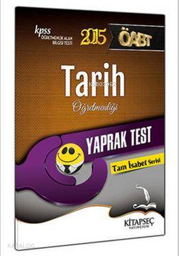 KPSS ÖABT Tarih Öğretmenliği Yaprak Test 2015