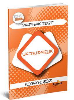 2016 KPSS Kopar Çöz Vatandaşlık Yaprak Test; 34 Adet Yaprak Test