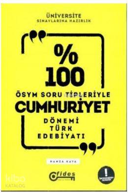 Fides Yayınları Üniversite Sınavlarına Hazırlık Cumhuriyet Dönemi Türk Edebiyatı Soru Bankası Fides 