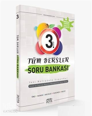 Rota Yayınları 3. Sınıf Tüm Dersler Soru Bankası RTY Rota 
