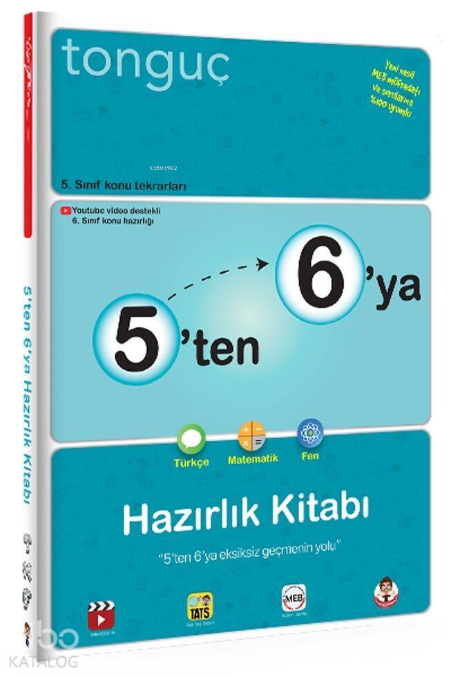 Tonguç 5'ten 6'ya Hazırlık Kitabı