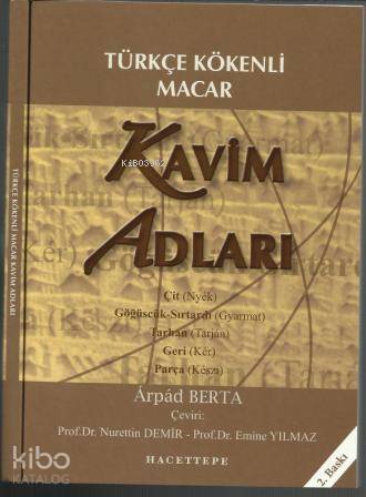 Türkçe Kökenli Macar Kavim Adları