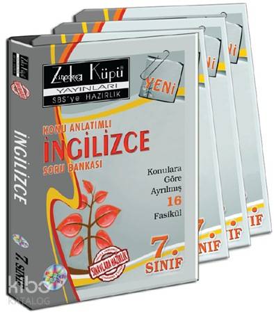 7. Sınıf İngilizce Konu Anlatımlı Soru Bankası; Konularına Göre Ayrılmış 16 Fasikül