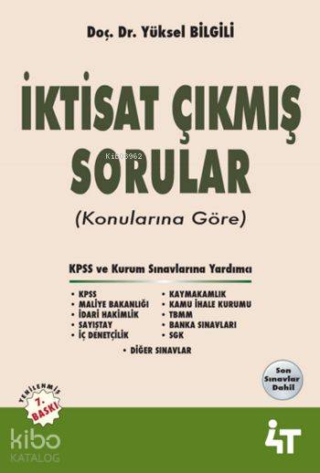 İktisat Çıkmış Sorular; Konularına Göre