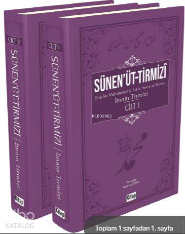 Sünenüt Tirmizî (2 Cilt) | Sünenüt Tirmizî (2 Cilt) | İmam Tirmizi | Kitap Dünyası | 9786053513513 