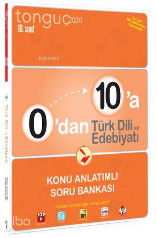 Tonguç Yayınları 10. Sınıf 0 dan 10 a Türk Dili ve Edebiyatı Konu Anlatımlı Soru Bankası Tonguç 
