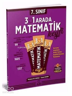 Arı Yayınları 7. Sınıf 3'ü 1 Arada Matematik Keyfi Arı 