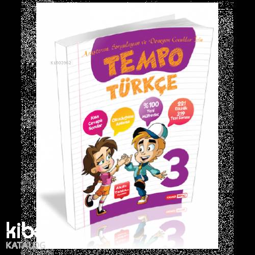 Kırmızı Beyaz Yayınları 3. Sınıf Tempo Türkçe Kırmızı Beyaz 
