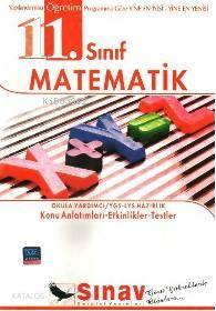 11. Sınıf Matematik Konu Anlatımlı; Konu Anlatımları - Etkinlikler - Testler
