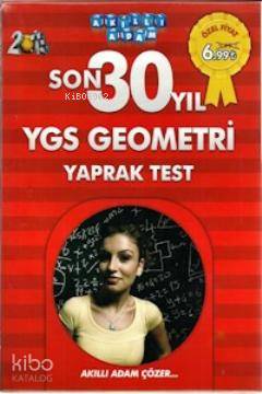 Son 30 Yıl YGS Geometri Yaprak Test