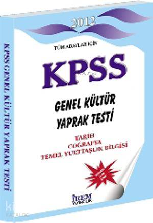 KPSS Genel Kültür Yaprak Testi 2012