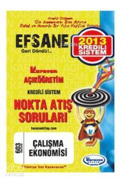 3. Sınıf Çalışma Ekonomisi Nokta Atış Sorular - Kod 603