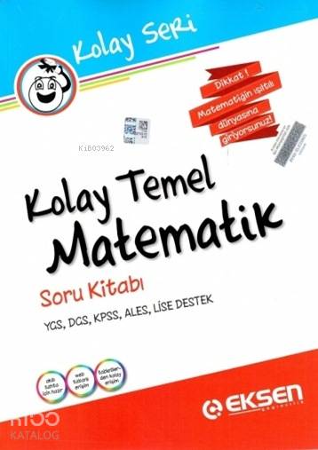 YGS Kolay Temel Matematik Soru Bankası; YGS, DGS, KPSS, ALES, Lise Destek