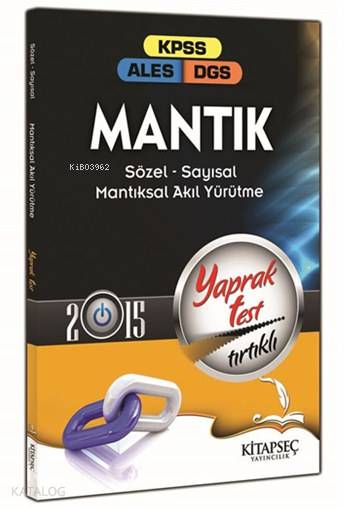 KPSS, ALES, DGS Mantık Yaprak Test Tırtıklı