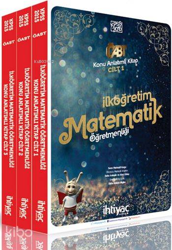 KPSS ÖABT İlköğretim Matematik Öğretmenliği Konu Anlatımlı Modüler Set; 3 Kitap Takım, 2015