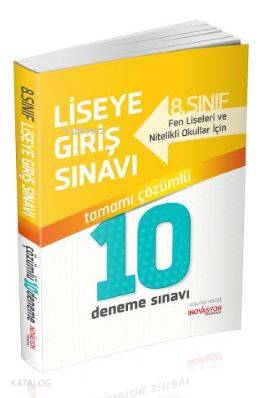 8. Sınıf LGS Tamamı Çözümlü 10 Deneme Sınavı