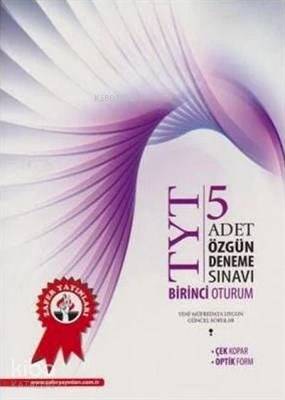 Zafer Yayınları TYT 5 Adet Özgün Deneme Sınavı Zafer 
