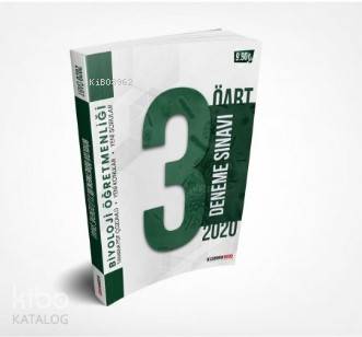 2020 KPSS ÖABT Biyoloji PDF Çözümlü 3 Deneme Sınavı