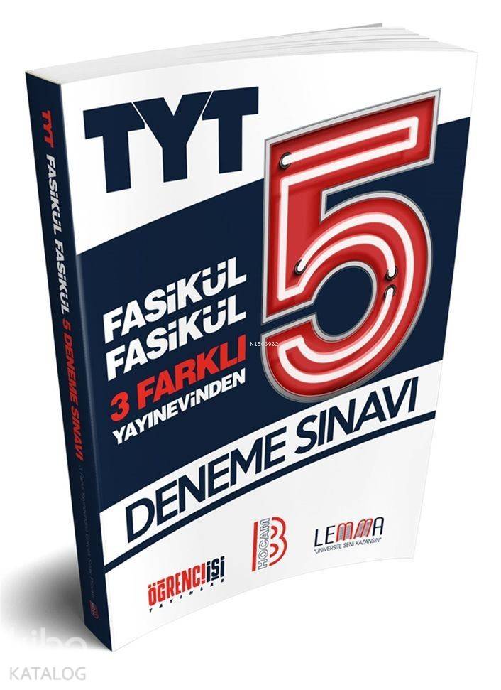 Benim Hocam Yayınları TYT 3 Farklı Yayınevinden 5 Fasikül Deneme Benim Hocam 