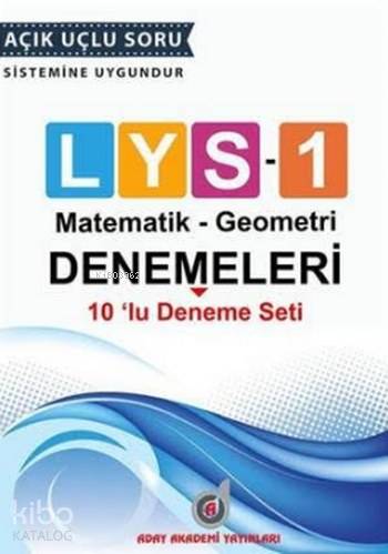 LYS 1 - 10'lu Deneme Seti; (Matematik-Geometri)