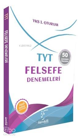 Karekök Yayınları TYT Felsefe 50 Deneme