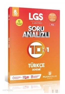 8. Sınıf LGS Soru Analizli 10+1 Türkçe Deneme