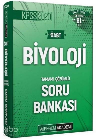2020 KPSS ÖABT Biyoloji Tamamı Çözümlü Soru Bankası