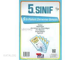 Açı-5. Sınıf 6 Lı Paket Deneme Sınavı